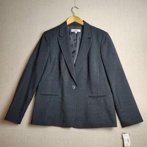 Jones Studio Blazer Career Office Wear Business‎ Casual Jacket Size 16 Ladies